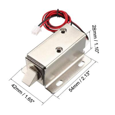 DC Power Solenoid electric lock designed for cabinet and drawer doors featuring quiet smooth operation and system control for locking - Image 5