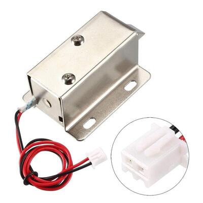 DC Power Solenoid electric lock designed for cabinet and drawer doors featuring quiet smooth operation and system control for locking - Image 4