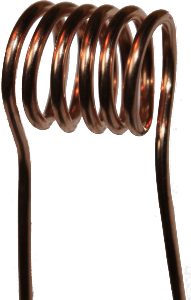 Copper coil for electromagnetic application