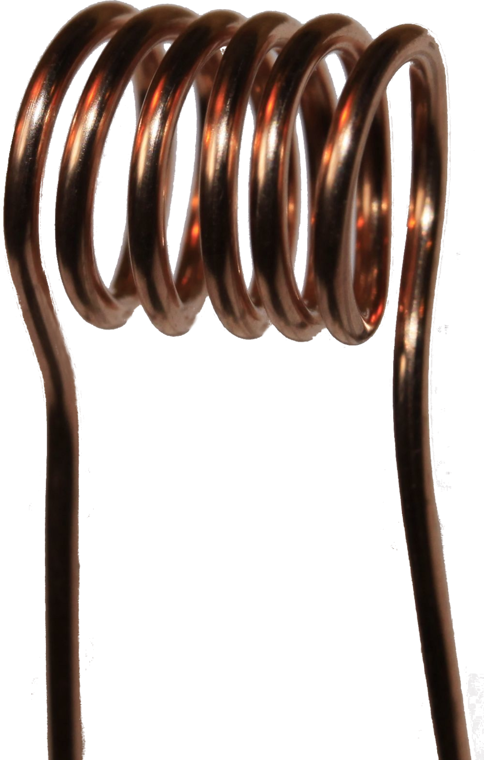 Copper electromagnetic coil winding for solenoid actuators